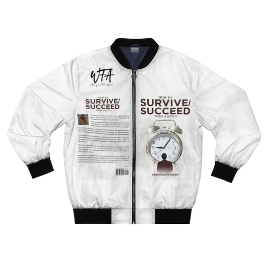 "THE BOOK"  UNISEX Bomber Jacket (AOP)